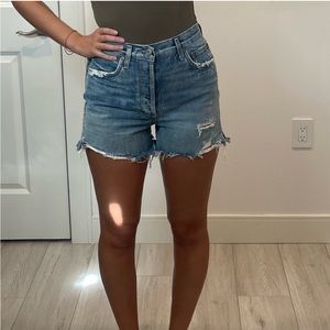 AGOLDE Aritzia Denim Shorts